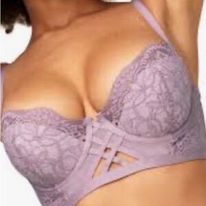 Adore Me Diara Contiur Balconette Bra in Lavender